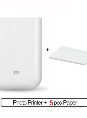 Xiaomi Bluetooth Printer ZINK Print 300dpi AR Photo Portable