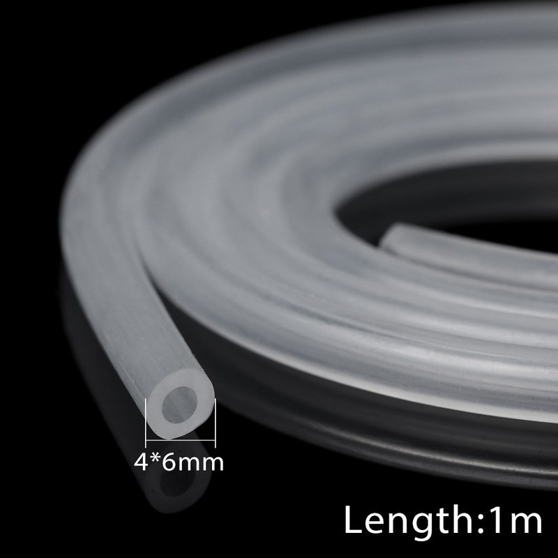 Flexible 1 Meter Food Grade Transparent Silicone Rubber Hose