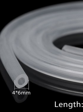 Flexible 1 Meter Food Grade Transparent Silicone Rubber Hose