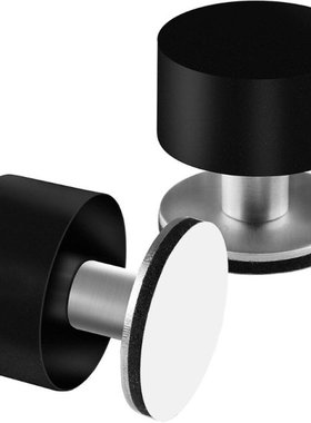 Household Heavy Duty  Door Stops Stainless Steel Rubber Stop