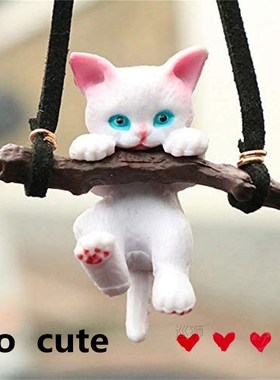 Car Pendant Creative Cute Branch Cat Rearview Mirror Pendant