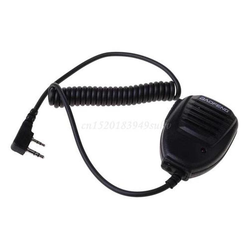 Original Radio Speaker Mic Microphone PTT for Portable Two W