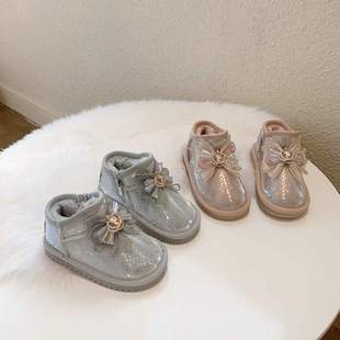 Kor barrel winter new children 2021 snow low boots