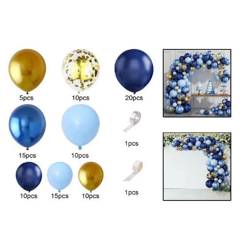 Latex Balloons Garland Arch Kit Background for Party Girls