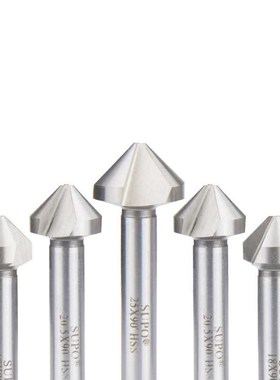 1/5/10pcs 4.5 60mm HSS 3 Flute 90 Degree Chamfer Countersin