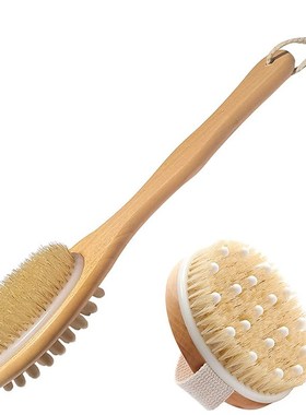 Shower Brush,Wet or Dry Brushing Body Brush,Gentle Exfoliati
