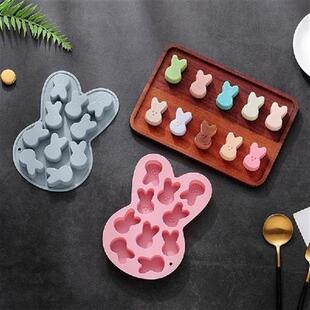 New Mini Easter Bunny Design Chocolate Silicone Mold