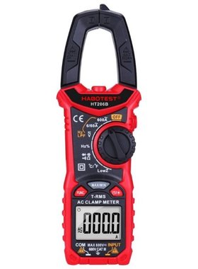 HT206 AC/DC Digital Clamp Meter Multimeter High Precision Ca