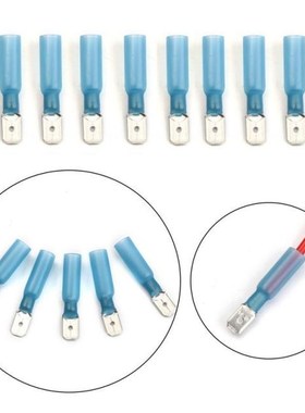 10Pcs Assorted Insulated Spade Crimp Terminals Electrical Wi