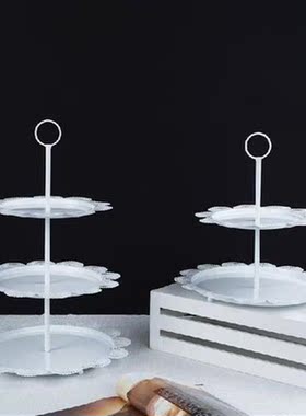 2/3 Tier Metal Cake Stands for Wedding Tableware Dessert