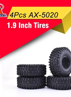 4Pcs ASAR AX-5020 1.9 Inch 120mm Rubber Rocks Crawler ires y
