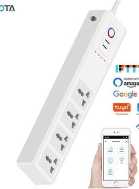 WiFi Smart Power Strip Surge Protector niversal Outlets Soc