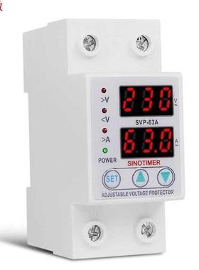 Din Rail Adjustable 63A 230V 1 Phase Over Under Voltage Prot