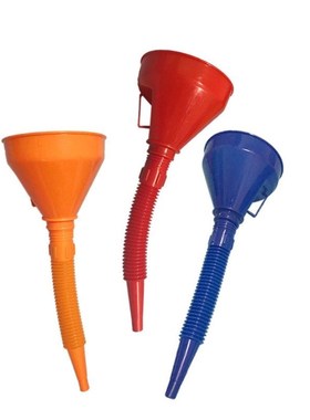 Car Refueling Funnel With Filter Detachable Hose Gasoline En