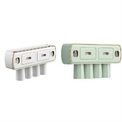 Toothbrush Holder 2 Automatic Toothpaste Squeezer Dispenser