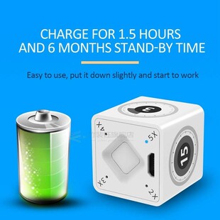 Smart Timer with Gyroscope Sensor Chip for Kids Kitchen Cook