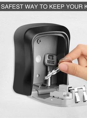 Key Lock Box Wall Mounted alloy Key Safe Box Weatherproof 4