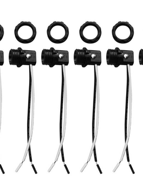 E12 6pcs Heat Resistant Bulb Adapter Security Home