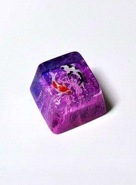 Koi Design Resin Keycaps For Cherry Mx Switch Mechanical Gam