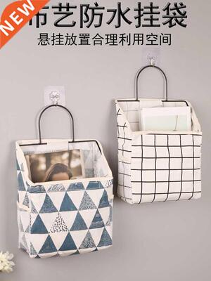 Fabric Storage Bag WallMounted Hangable Dormitory Wall