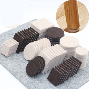 18 128pcs Chair Table Leg Felt Pads Self Adhesive Floor Scr