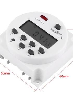 7.5VA LCD Weekly Programmable Microcomputer Time Switch 17on