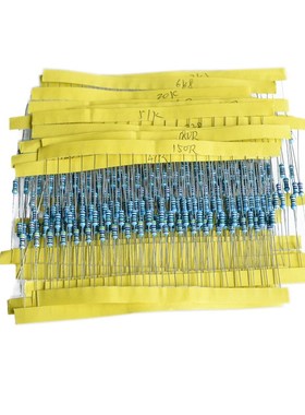 600pcs/set 30 Kinds 1/4W Resistance 1% Metal Film Resistor P
