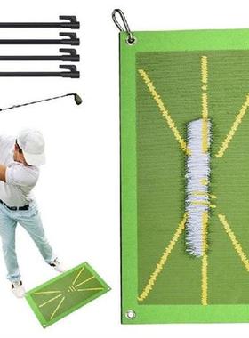 Golf Swing Mat Hitting Mats Sets With Wear-resistant Base