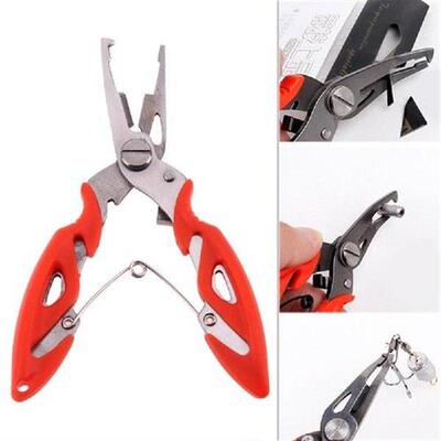 Stainless Steel Fishing Pliers Scissor Braid Line Lure