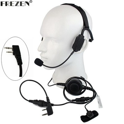 Walkie talkie Military Bone Conduction Tactical Headset boom
