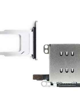 1Set Dual Sim Card Reader Connector Flex Cable Card Tray Hol