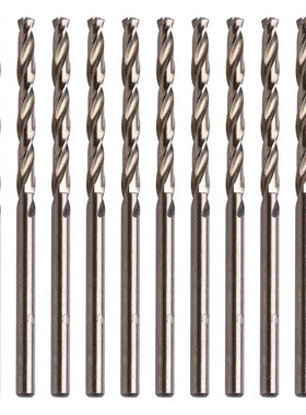 10Pcs/set 1-5mm M35 Round Shank HSS-Co Cobalt Twist Drill Sp