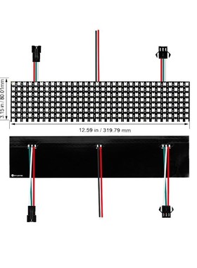 led module pixel control board WS2812b adressable matrix rgb