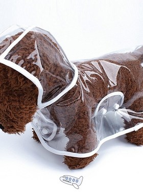 Waterproof Transparent Raincoats XS-XL Dog Raincoat Spring S