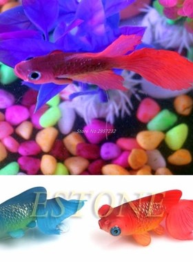 Decor Goldfish Aquarium Decoration Artificial Glowing Effect