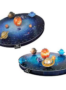 Set Teka-teki Sistem Surya 3D Permainan Papan Planet