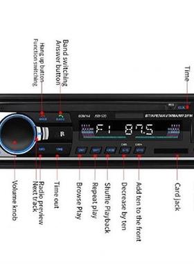 Autoradio JSD-520 auto Stereo 1 Din Car Radio 12v  V2.0 FM