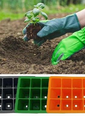 12 Holes Seedling Trays Silicone Seed Starter Reusable