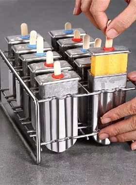 304 Stainless Steel Popsicle Ice Mold Rack DIY Fruit Ice