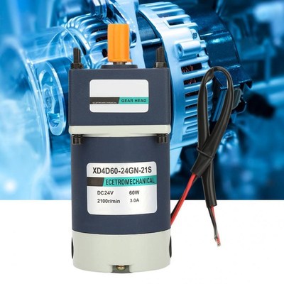 10RPM-700RPM DC Speed Gear Motor 24V 60W High Torsion Perman