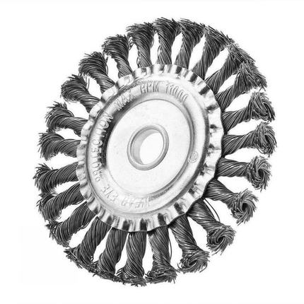 Stainless Steel Wire Wheel Brush Grass Strimmer Head Rust Re