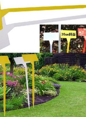 50PCS Garden Ornament 30CM Hight Plastic Plant Markers