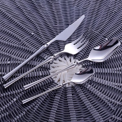 Western Portable Cutlery Set Travel Tableware 24pcs 304 Stai