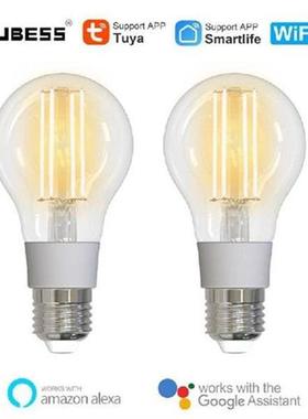7W E27 Tuya WiFi Smart Filament Bulb LED Light Lamp