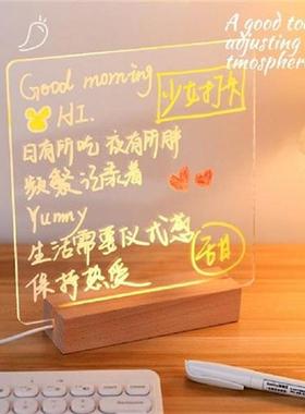 Message Board Writing Night Light Decoration Rewritable