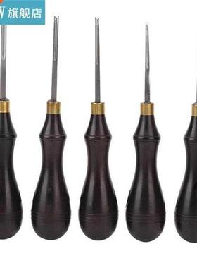 Leather Edge Beveller Steel Blade Ebony Handle  Leathercr