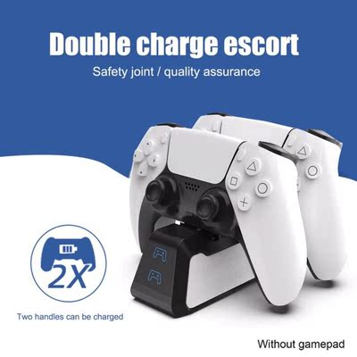 Dual Fast Charger for PS5 Wireless Controller USB 3.1 Type-C