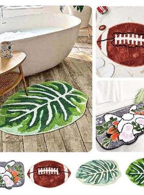 Bath Mat For Bathroom Green Boho Bathroom Rugs Non Slip