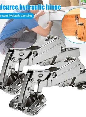 2pcs 175 Degree Hinges Frameless Cabinet Doors Hinges