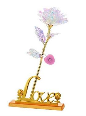Gift Valentines Day Mother Home Decor LED Rose Flower
